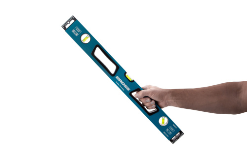 Уровень алюминиевый, 600 мм, усиленный с ударопрочными заглушками, рукоятки, 3 глазка Gross по ценам производителя в Воронеже с доставкой по всей России