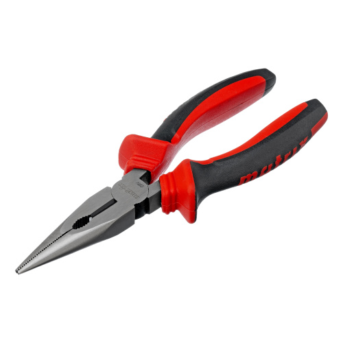 Длинногубцы прямые, 160 мм, хром-ванадий, двухкомпонентные рукоятки Matrix по ценам производителя в Воронеже с доставкой по всей России