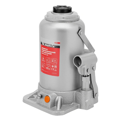 Домкрат гидравлический бутылочный, 20 т, h подъема 244-449 мм Matrix по ценам производителя в Воронеже с доставкой по всей России