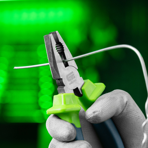 Плоскогубцы комбинированные, 200 мм, двухкомпонентные рукоятки Сибртех по ценам производителя в Воронеже с доставкой по всей России