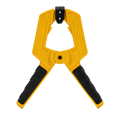 Струбцина клещеобразная, усиленная 80 х 60 мм, двухкомпонентные рукоятки Denzel по ценам производителя в Воронеже с доставкой по всей России