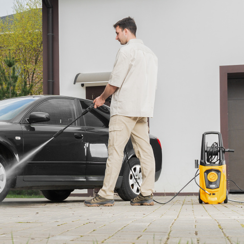 Моечная машина высокого давления R-170D, 2000 Вт, 170 бар, 360 л/ч, с барабаном Denzel по ценам производителя в Воронеже с доставкой по всей России