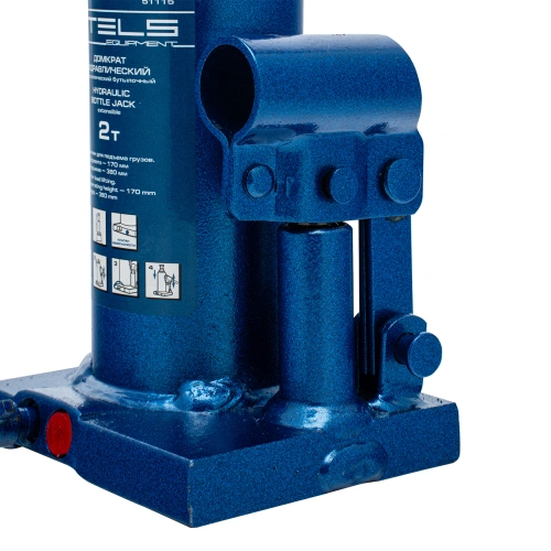 Домкрат гидравлический бутылочный телескопический, 2 т, H подъема 170-380 мм Stels по ценам производителя в Воронеже с доставкой по всей России