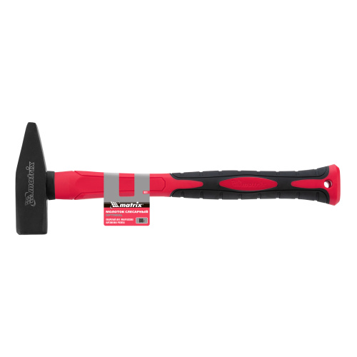 Молоток слесарный optimal, 800 г, фибергласовая обрезиненная рукоятка, квадратный боек Matrix по ценам производителя в Воронеже с доставкой по всей России