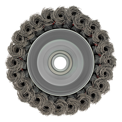 Щетка для УШМ, 100 мм, М14, "чашка", крученая проволока 0.35 мм Matrix по ценам производителя в Воронеже с доставкой по всей России