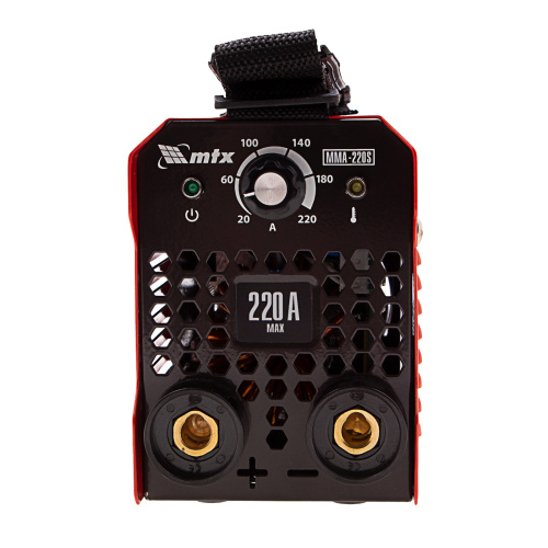 Инверторный аппарат дуговой сварки MMA-220S, 220 А, ПВ60%, диаметр электрода 1,6-5 мм MTX по ценам производителя в Воронеже с доставкой по всей России