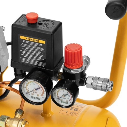 Компрессор воздушный, прямой привод DC1500/50, 1.5 кВт, 50 литров, 220 л/мин Denzel по ценам производителя в Воронеже с доставкой по всей России