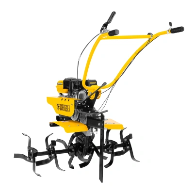 Мотоблок DPT-170SB, 7 л.с., ремен.сцеп, фрез 3х4, ШОМ, без колес, передачи 2В/1Н Denzel по ценам производителя в Воронеже с доставкой по всей России