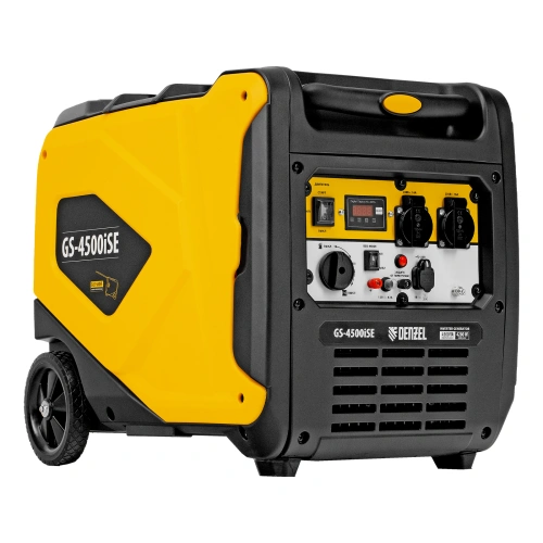 Генератор инверторный GS-4500iSE, 4,5 кВт, 230 В, закрытый корпус, электростартер Denzel по ценам производителя в Воронеже с доставкой по всей России