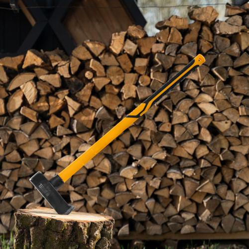 Колун-кувалда 4000 г, кованая, фибергласовая  рукоятка c TPR покрытием, 880 мм Denzel по ценам производителя в Воронеже с доставкой по всей России