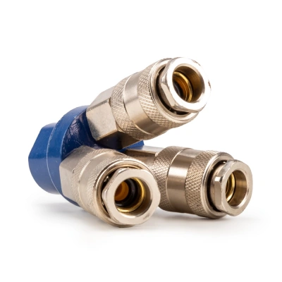 Разветвитель пневматический AERO G 1/4 внутр., 3 rapid мама по ценам производителя в Воронеже с доставкой по всей России