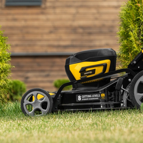 Газонокосилка аккумуляторная бесщет. DLM-460, 460 мм, травосб. 65 л., Li-Ion, 40 В Denzel по ценам производителя в Воронеже с доставкой по всей России