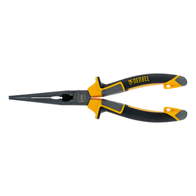 Длинногубцы прямые 205 мм, трехкомпонентные рукоятки Denzel по ценам производителя в Воронеже с доставкой по всей России