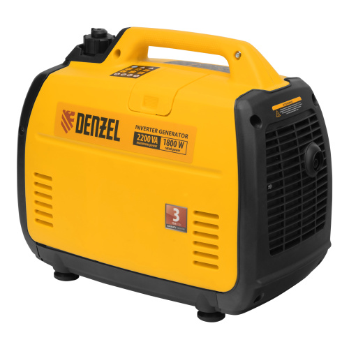 Генератор инверторный GT-2200iS, 2.2 кВт, 230 В, бак 4 л, закрытый корпус, ручной старт Denzel по ценам производителя в Воронеже с доставкой по всей России