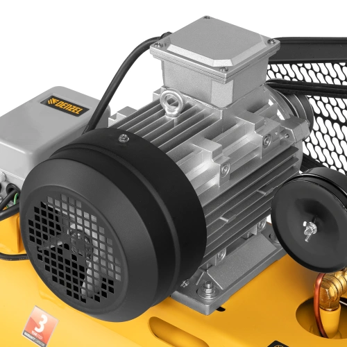 Компрессор воздушный BCW3000-T/100, ременный привод, 3.0 кВт, 100 литров, 520 л/мин Denzel по ценам производителя в Воронеже с доставкой по всей России