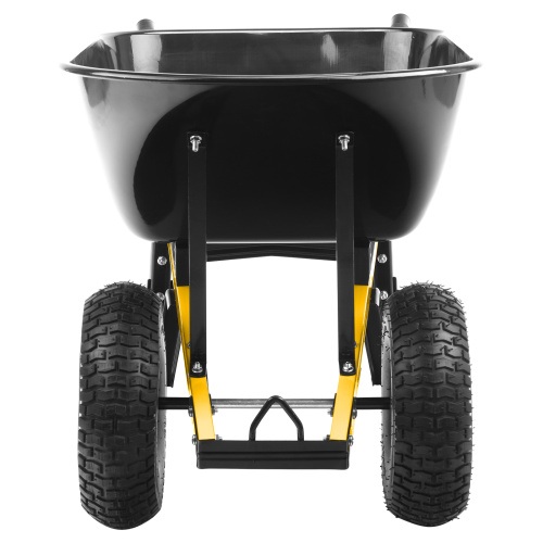 Тачка строительная, усиленная, объем 140 л, 250 кг, двухколесная, колесо 15х6.00-6 Denzel по ценам производителя в Воронеже с доставкой по всей России