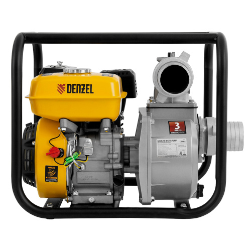 Мотопомпа бензиновая для чистой воды PX-80, 7 л.с, 3", 1000 л/мин, глубина 8 м, напор 30 м Denzel по ценам производителя в Воронеже с доставкой по всей России