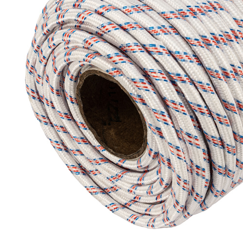 Фал плетеный полипропиленовый с сердечником, 12 мм, L 100 м, 24-прядный, Сибртех по ценам производителя в Воронеже с доставкой по всей России