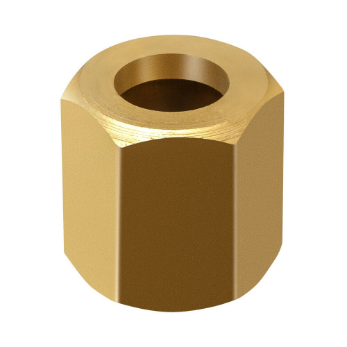 Гайка накидная М12х1,25, латунь по ценам производителя в Воронеже с доставкой по всей России