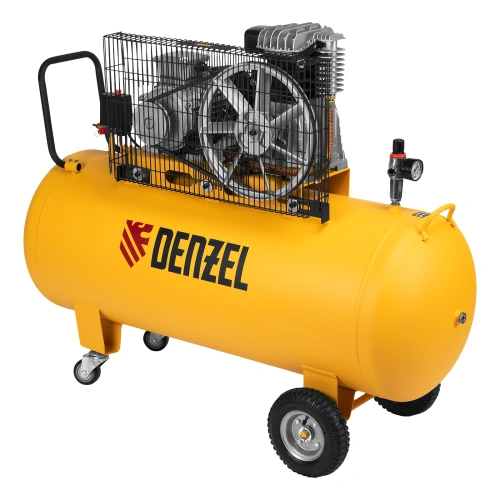 Компрессор воздушный BCI3000-T/200, ременный привод , 3.0 кВт, 200 литров, 530 л/мин Denzel по ценам производителя в Воронеже с доставкой по всей России