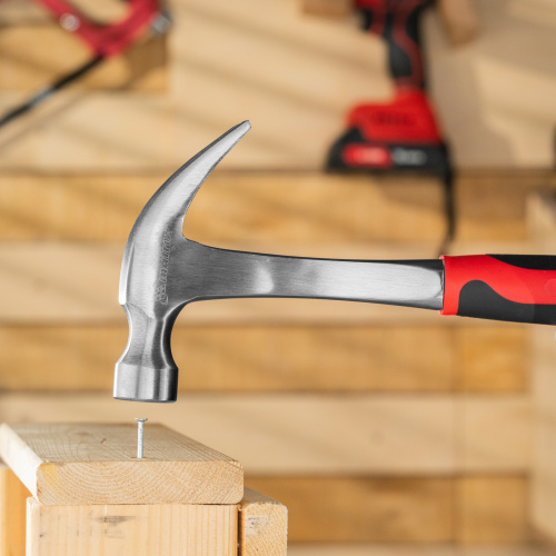 Молоток-гвоздодер, 450 г, цельнометаллический, двухкомпонентная рукоятка Matrix по ценам производителя в Воронеже с доставкой по всей России