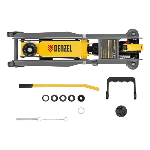 Домкрат гидравлический подкатной с фиксатором, 3 т, 190-532 мм, SUV/ Denzel по ценам производителя в Воронеже с доставкой по всей России
