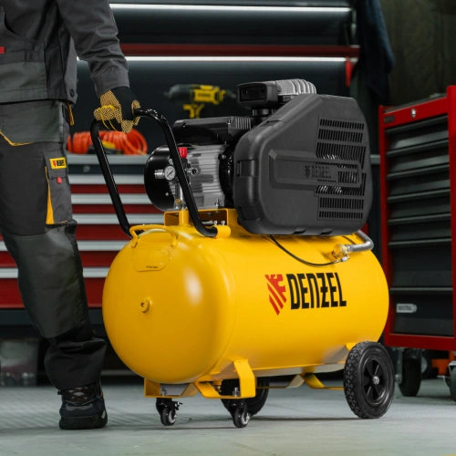 Компрессор воздушный рем. привод BCI 2200/100, 2,2 кВт, 100 литров, 420 л/мин Denzel по ценам производителя в Воронеже с доставкой по всей России