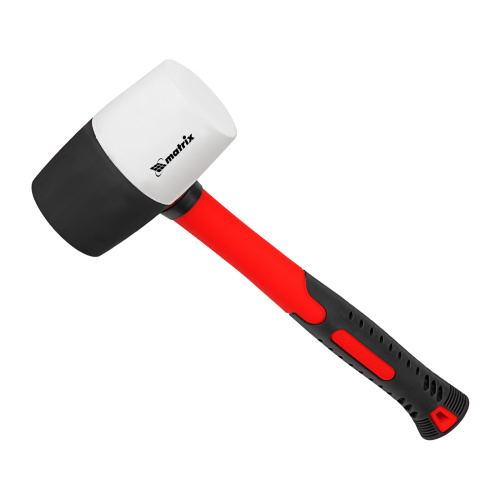 Киянка резиновая, 680 г, черно-белая резина, фибергласовая рукоятка Matrix по ценам производителя в Воронеже с доставкой по всей России