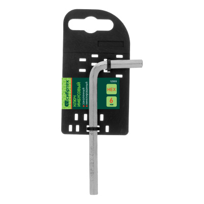 Ключ имбусовый HEX, 6 мм, 45x, закаленный, никель Сибртех по ценам производителя в Воронеже с доставкой по всей России