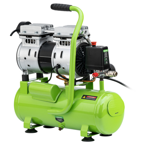 Компрессор безмаслянный малошумный МБ 750/10,750 Вт, 10 л, 150 л/мин Сибртех по ценам производителя в Воронеже с доставкой по всей России