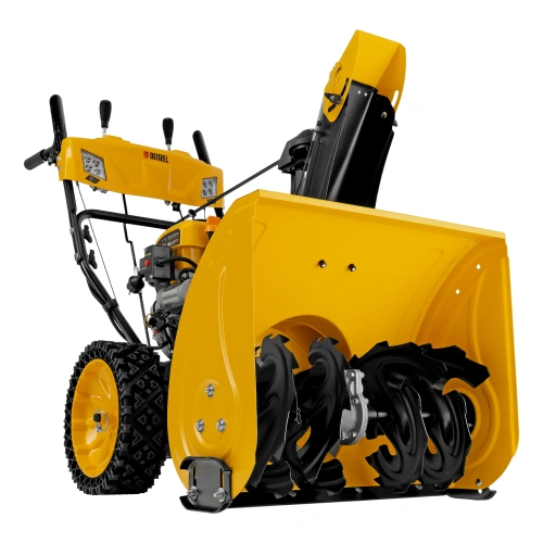 Бензиновая снегоуборочная машина SBM 610S PRO, 212 cc, электростартер, фара, обогрев Denzel по ценам производителя в Воронеже с доставкой по всей России