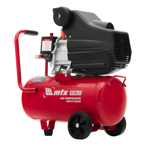 Компрессор воздушный DC1500L/24, 1,5 кВт, 24 л, 210 л/мин MTX по ценам производителя в Воронеже с доставкой по всей России