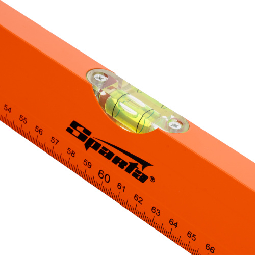 Уровень алюминиевый, 1200 мм, 3 глазка, желтый, линейка Sparta по ценам производителя в Воронеже с доставкой по всей России