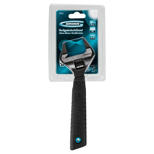 Ключ разводной, 200 мм, CrV, ультратонкие губки Gross по ценам производителя в Воронеже с доставкой по всей России