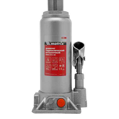 Домкрат гидравлический бутылочный, 6 т, h подъема 216-413 мм Matrix по ценам производителя в Воронеже с доставкой по всей России