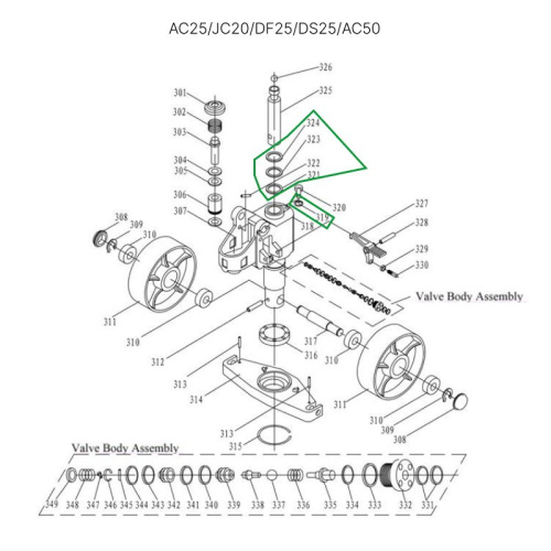 Ремкомплект для гидроцилиндра 31,5 мм по ценам производителя в Воронеже с доставкой по всей России