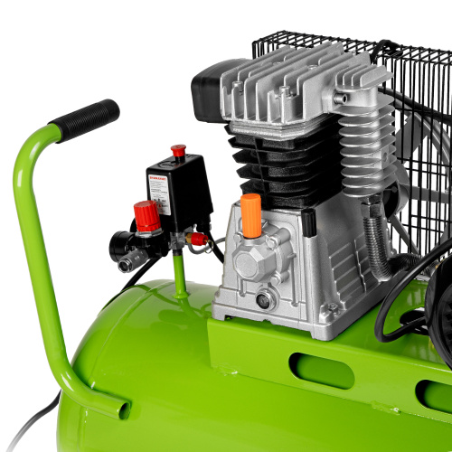 Компрессор воздушный КР-2200/100, 2.2 кВт, 350 л/мин, 100 л, ременной привод, масляный Сибртех по ценам производителя в Воронеже с доставкой по всей России