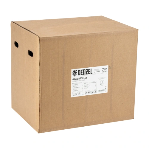 Мотоблок DPT-370X, 7 л.с, дисковое сцепление, ширина 90 см, глубина 35 см, фрез 3 х 4, ВОМ, передачи 3В/1Н Denzel по ценам производителя в Воронеже с доставкой по всей России