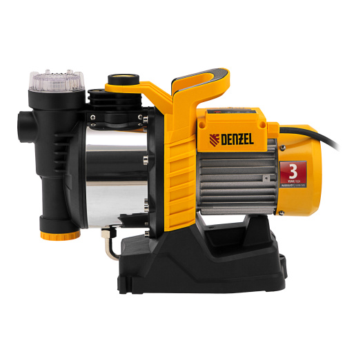 Садовый поверхностный насос GP1100SS, 1100 Вт, 4000 л/ч, подъем 45 м, пластик Denzel по ценам производителя в Воронеже с доставкой по всей России