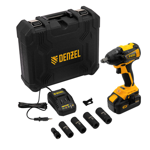 Гайковерт ударный аккумуляторный бесщет CIW-IB-300, Li-ion, 18В, 300Нм Denzel по ценам производителя в Воронеже с доставкой по всей России