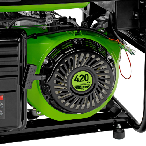 Генератор бензиновый БС-8000Э, 6,6 кВт, 230В, четырехтактный, 25 л, электростартер Сибртех по ценам производителя в Воронеже с доставкой по всей России