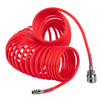 Шланг спиральный воздушный, 10 м, с быстросъемными соединениями Matrix купить в Москве с доставкой по всей России | ProtosMarket.ru