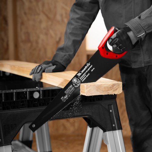 Ножовка по дереву, 500 мм, 7-8 TPI, зуб-3D, каленый зуб, тефлоновое покрытие полотна, двухкомпонентная рукоятка Matrix по ценам производителя в Воронеже с доставкой по всей России