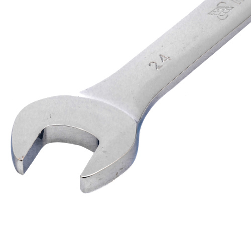 Ключ комбинированный трещоточный, 24 мм, CrV, зеркальный хром Matrix по ценам производителя в Воронеже с доставкой по всей России