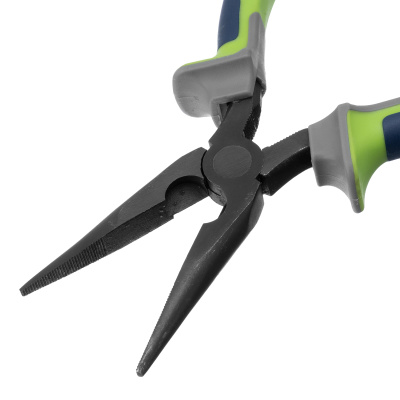 Длинногубцы прямые 180 мм, фосфатирование, трехкомпонентные рукоятки Сибртех по ценам производителя в Воронеже с доставкой по всей России