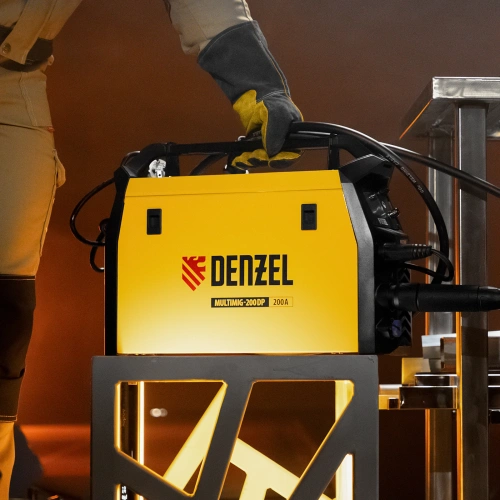 Аппарат инвертор. полуавтомат. сварки MultiMIG-200DP Synergy Double Pulse, 200 А, ПВ 80% Denzel по ценам производителя в Воронеже с доставкой по всей России