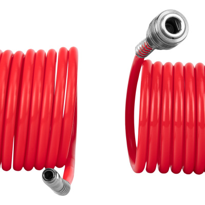 Шланг спиральный воздушный, 15 м, с быстросъемными соединениями Matrix по ценам производителя в Воронеже с доставкой по всей России