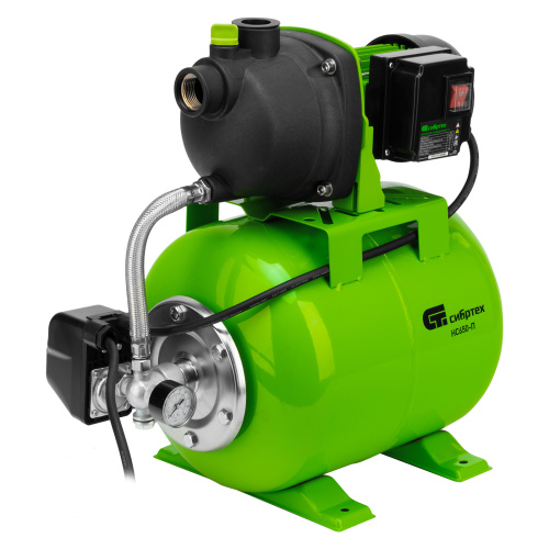 Насосная станция НС650-П, 650 Вт, напор 37 м, 3200 л/ч, ресивер 19 л Сибртех по ценам производителя в Воронеже с доставкой по всей России