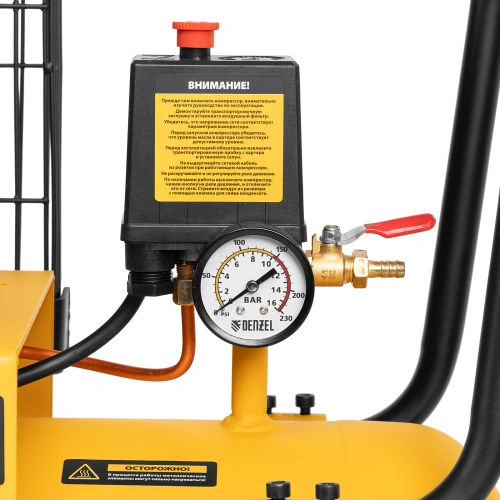 Компрессор воздушный, ременный привод BCI4000-T/100, 4.0 кВт, 100 литров, 690 л/мин Denzel по ценам производителя в Воронеже с доставкой по всей России