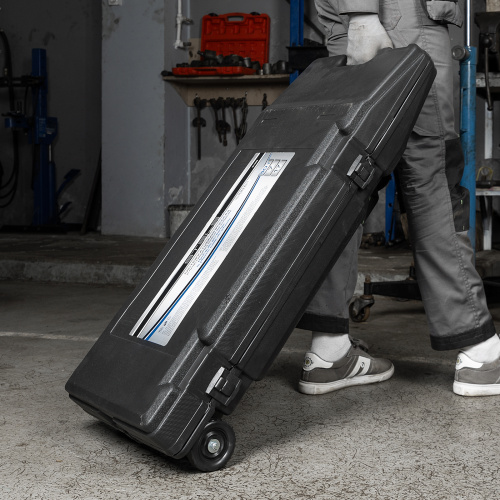 Растяжка гидравлическая, 10 т, набор из 17 предметов, 7 сменных насадок, в пластиковом кейсе на колесах Stels по ценам производителя в Воронеже с доставкой по всей России